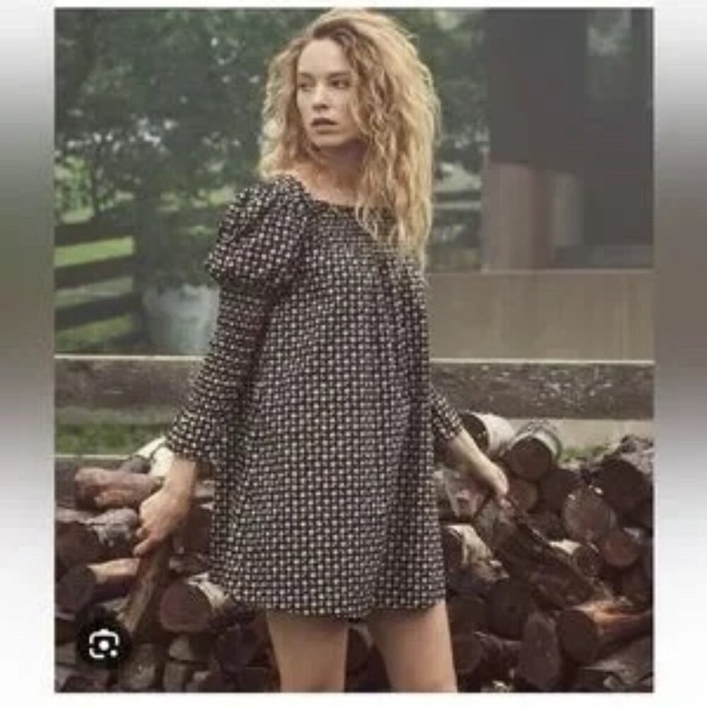 DOEN Sabia Dress in Noir Countryside Paisley - XS